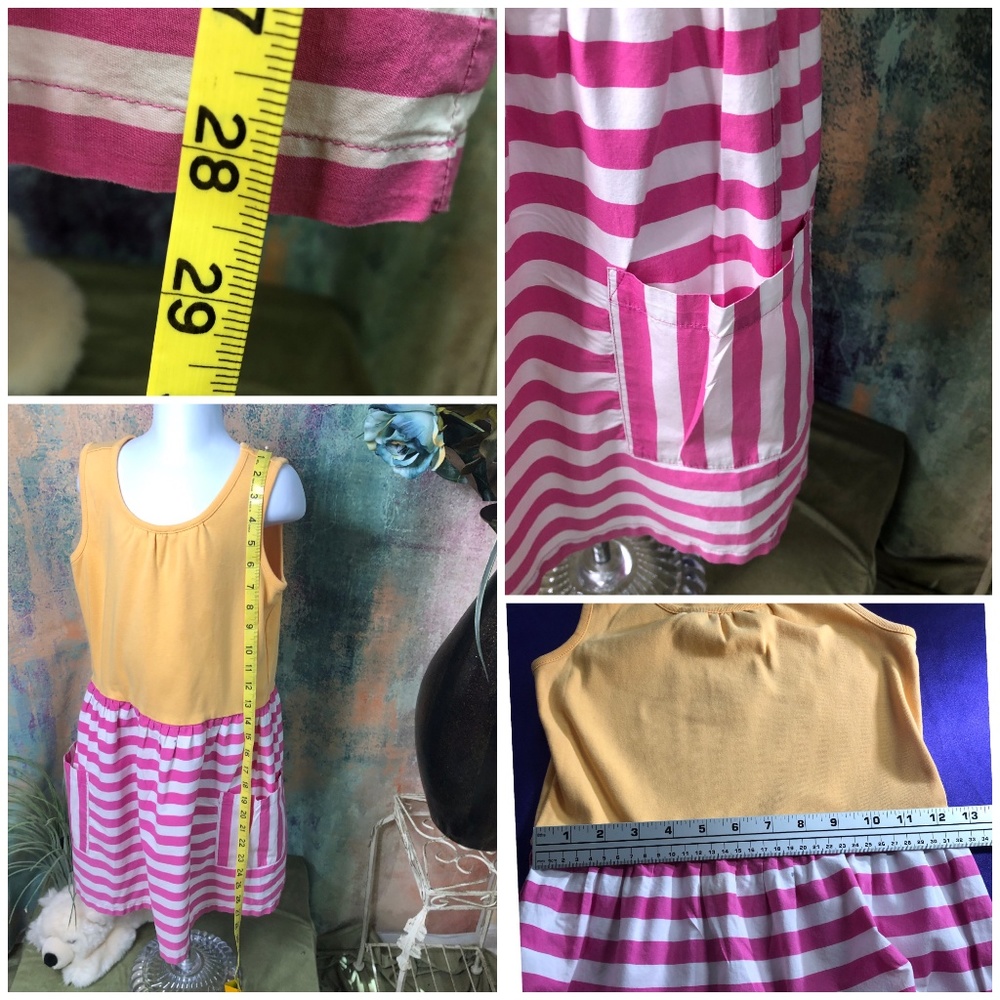 📌Hanna Andersson Striped Girl Dress - Picture 5 of 8